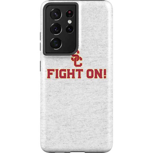 University of Southern California USC Fight On Grey Galaxy S21 Ultra 5G Pro Case