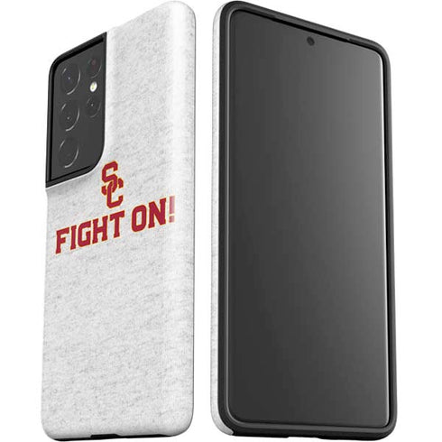 University of Southern California USC Fight On Grey Galaxy S21 Ultra 5G Pro Case