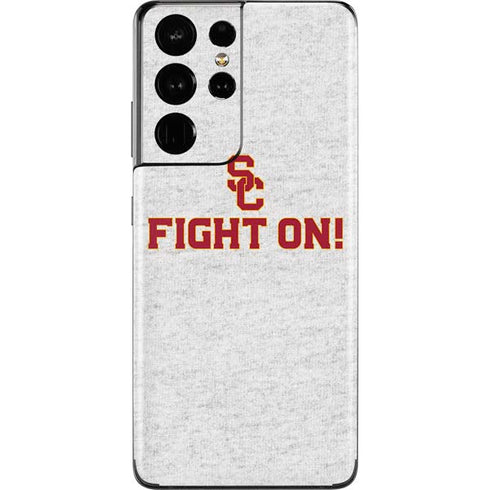 University of Southern California USC Fight On Grey Galaxy S21 Ultra 5G Skin