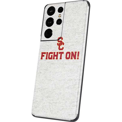 University of Southern California USC Fight On Grey Galaxy S21 Ultra 5G Skin