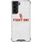 University of Southern California USC Fight On Grey Galaxy S22 Clear Case