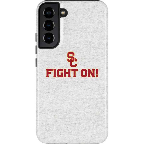 University of Southern California USC Fight On Grey Galaxy S22 Plus Pro Case