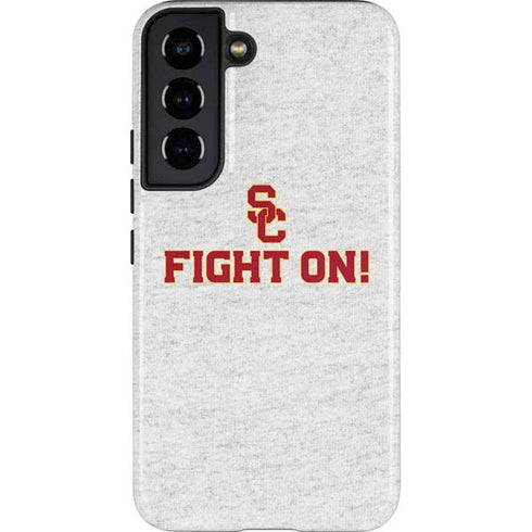 University of Southern California USC Fight On Grey Galaxy S22 Pro Case