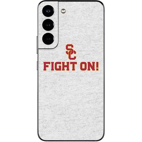 University of Southern California USC Fight On Grey Galaxy S22 Skin