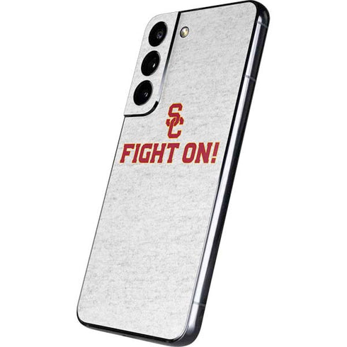 University of Southern California USC Fight On Grey Galaxy S22 Skin