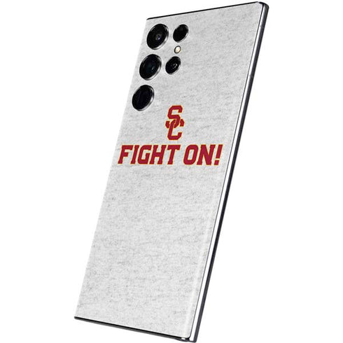 University of Southern California USC Fight On Grey Galaxy S22 Ultra Skin