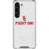 University of Southern California USC Fight On Grey Galaxy S23 Clear Case