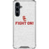 University of Southern California USC Fight On Grey Galaxy S23 FE Clear Case