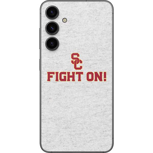 University of Southern California USC Fight On Grey Galaxy S23 FE Skin