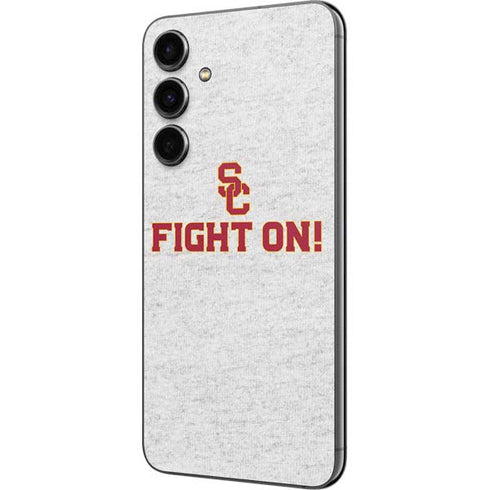 University of Southern California USC Fight On Grey Galaxy S23 FE Skin