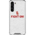 University of Southern California USC Fight On Grey Galaxy S23 Plus Clear Case