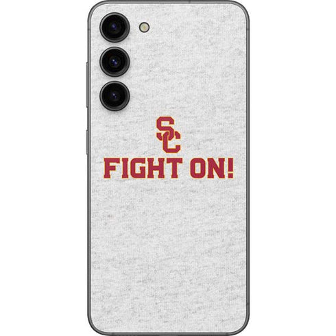 University of Southern California USC Fight On Grey Galaxy S23 Plus Skin