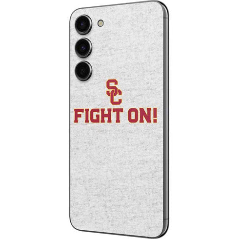 University of Southern California USC Fight On Grey Galaxy S23 Plus Skin