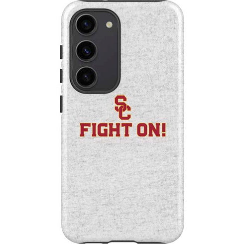University of Southern California USC Fight On Grey Galaxy S23 Pro Case