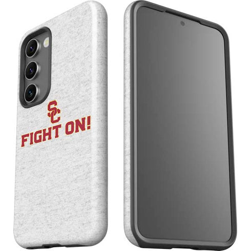 University of Southern California USC Fight On Grey Galaxy S23 Pro Case