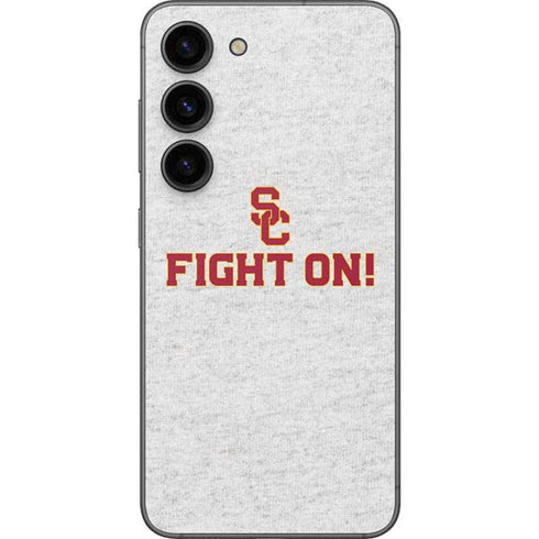 University of Southern California USC Fight On Grey Galaxy S23 Skin