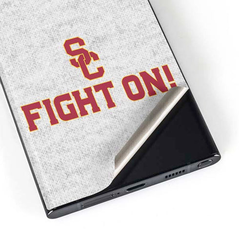 University of Southern California USC Fight On Grey Galaxy S23 Ultra Skin