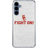 University of Southern California USC Fight On Grey Galaxy S24 Clear Case