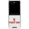 University of Southern California USC Fight On Grey Galaxy Z Flip5 5G Clear Case