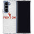 University of Southern California USC Fight On Grey Galaxy Z Fold5 5G Clear Case