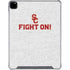 University of Southern California USC Fight On Grey iPad Pro 12.9in (2020) Clear Case