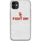University of Southern California USC Fight On Grey iPhone 11 Clear Case