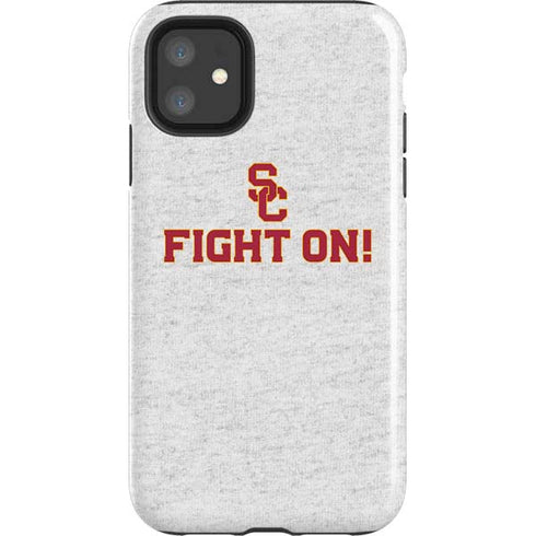 University of Southern California USC Fight On Grey iPhone 11 Impact Case