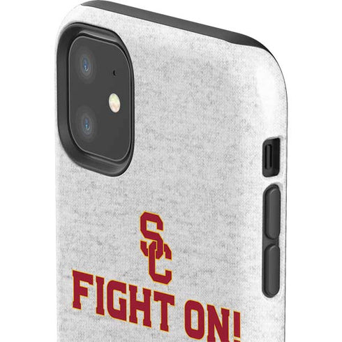 University of Southern California USC Fight On Grey iPhone 11 Impact Case