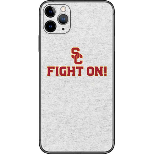 University of Southern California USC Fight On Grey iPhone 11 Pro Max Skin