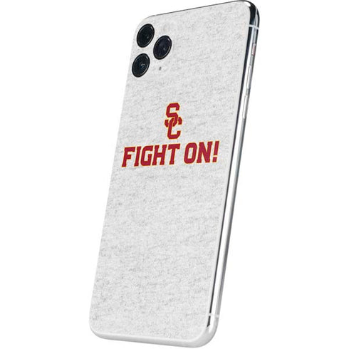 University of Southern California USC Fight On Grey iPhone 11 Pro Max Skin