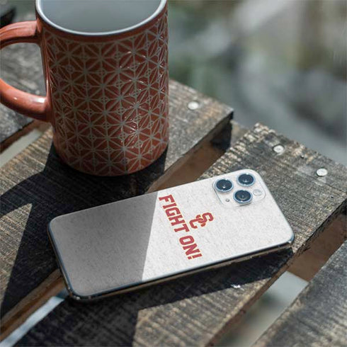 University of Southern California USC Fight On Grey iPhone 11 Pro Skin