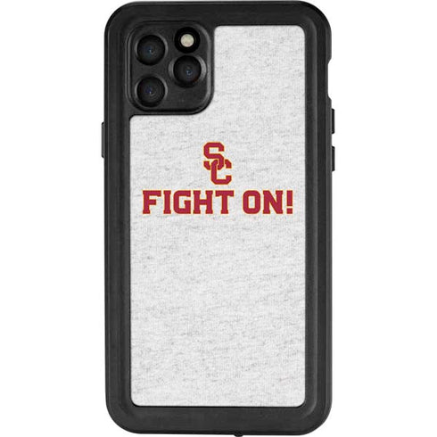 University of Southern California USC Fight On Grey iPhone 11 Pro Waterproof Case