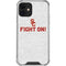 University of Southern California USC Fight On Grey iPhone 12 Clear Case