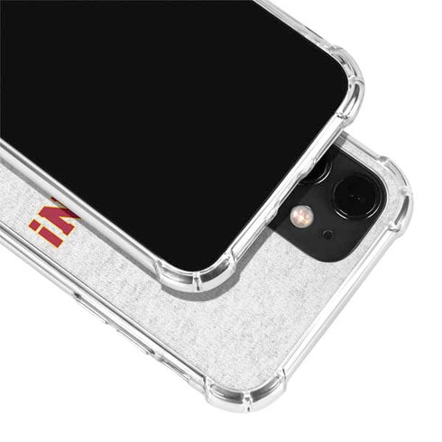 University of Southern California USC Fight On Grey iPhone 12 Clear Case