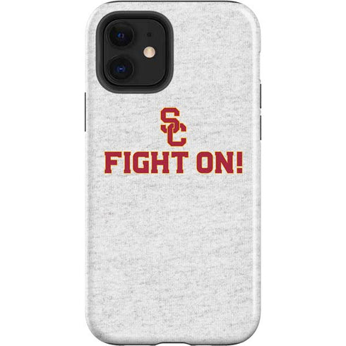 University of Southern California USC Fight On Grey iPhone 12 Impact Case