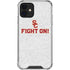University of Southern California USC Fight On Grey iPhone 12 Mini Clear Case