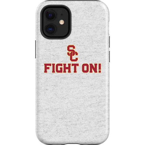 University of Southern California USC Fight On Grey iPhone 12 Mini Impact Case