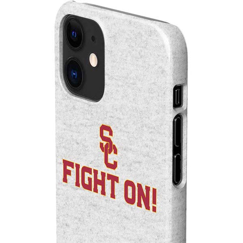 University of Southern California USC Fight On Grey iPhone 12 Mini Lite Case
