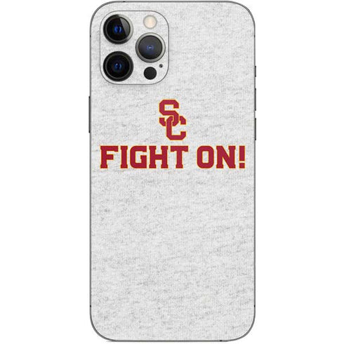 University of Southern California USC Fight On Grey iPhone 12 Pro Max Skin