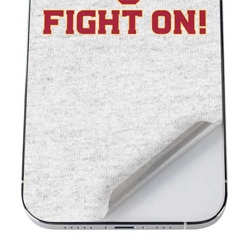 University of Southern California USC Fight On Grey iPhone 12 Pro Max Skin
