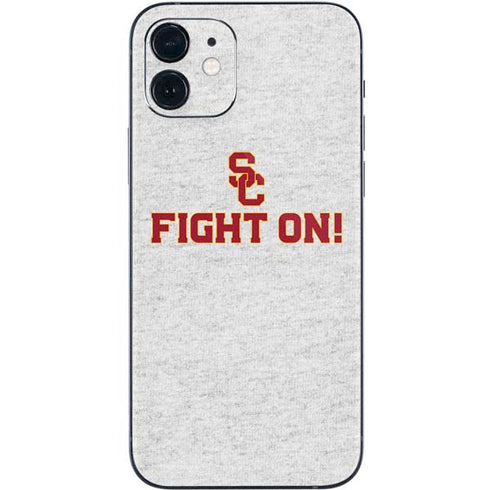 University of Southern California USC Fight On Grey iPhone 12 Skin