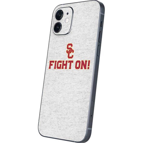 University of Southern California USC Fight On Grey iPhone 12 Skin