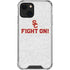 University of Southern California USC Fight On Grey iPhone 13 Clear Case