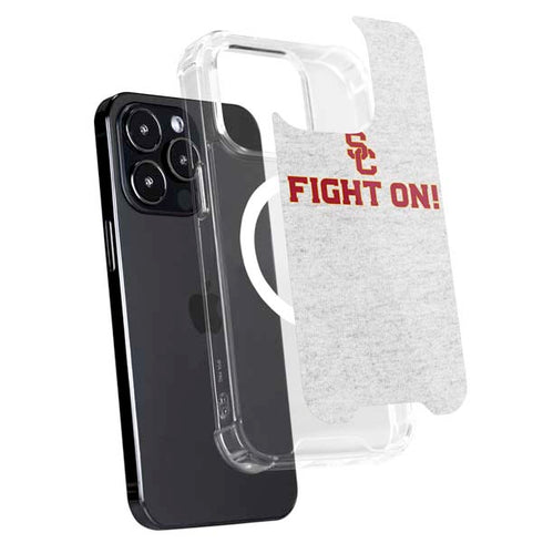 University of Southern California USC Fight On Grey iPhone 13 Pro Max MagSafe Case
