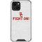 University of Southern California USC Fight On Grey iPhone 14 Clear Case