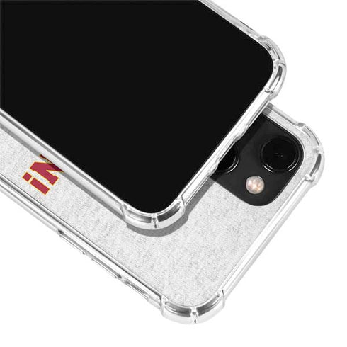 University of Southern California USC Fight On Grey iPhone 14 Plus Clear Case