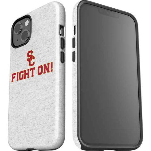 University of Southern California USC Fight On Grey iPhone 15 Impact Case