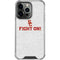 University of Southern California USC Fight On Grey iPhone 15 Pro Clear Case