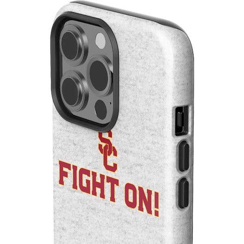 University of Southern California USC Fight On Grey iPhone 15 Pro Impact Case