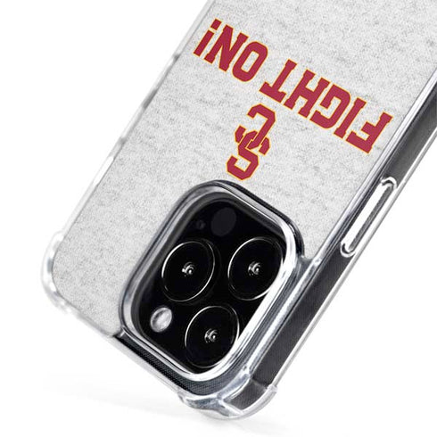 University of Southern California USC Fight On Grey iPhone 15 Pro MagSafe Case